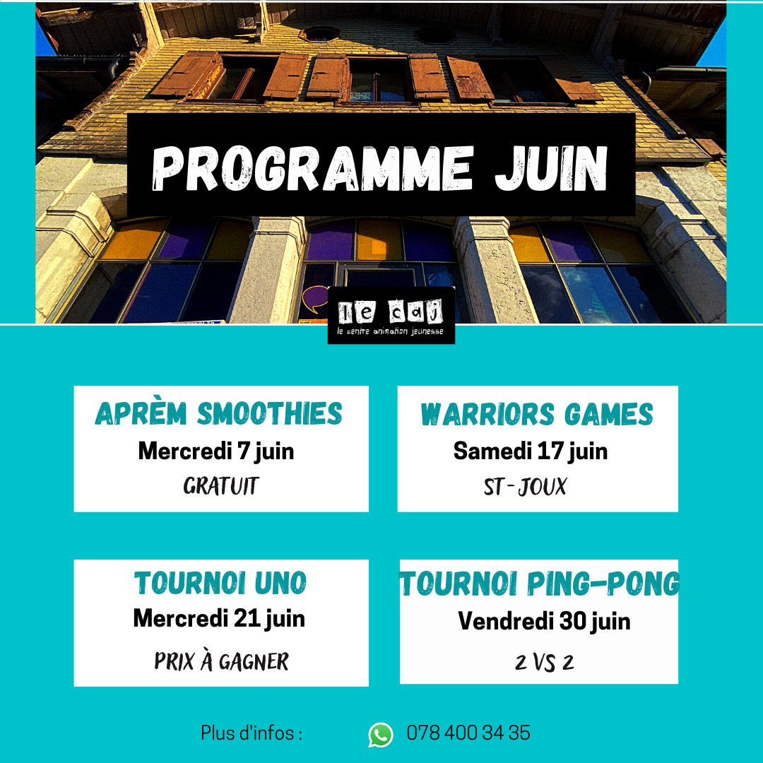 Programme Juin 2023